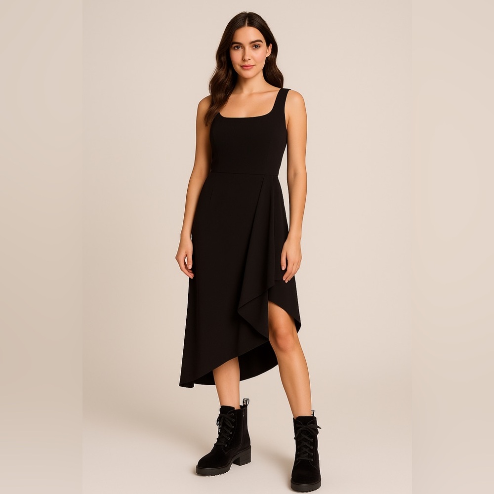 New Kendall + Kylie 8 Stylish Black  Boots Y2k Grunge‎ Goth velvet